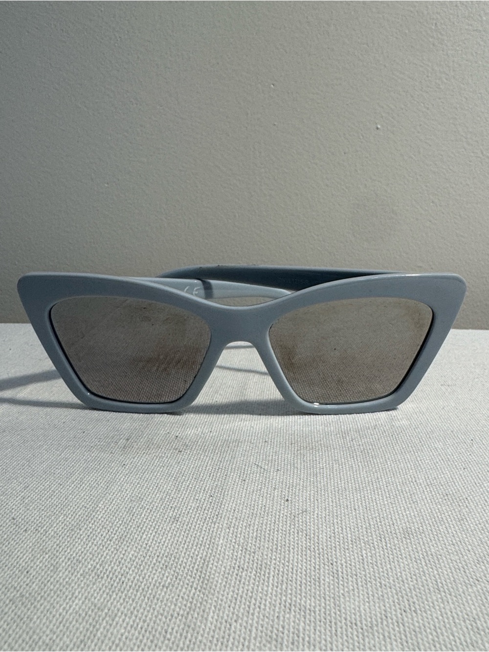 Vince Camuto Light Blue Mirrored Cat-Eye Sunglasses for Women